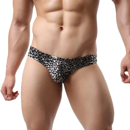 

Panties For Men Underwear High Profile Leopard Print Underwear Low Waist Underwear