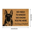 thumbnail image 3 of Funny Dog Welcome Doormat - Crystal Velvet Material, Non-Slip Latex Backing, Saturated Colors, Easy to Clean (Hand Wash/Vacuum), Home Entry Decor, 3 of 8