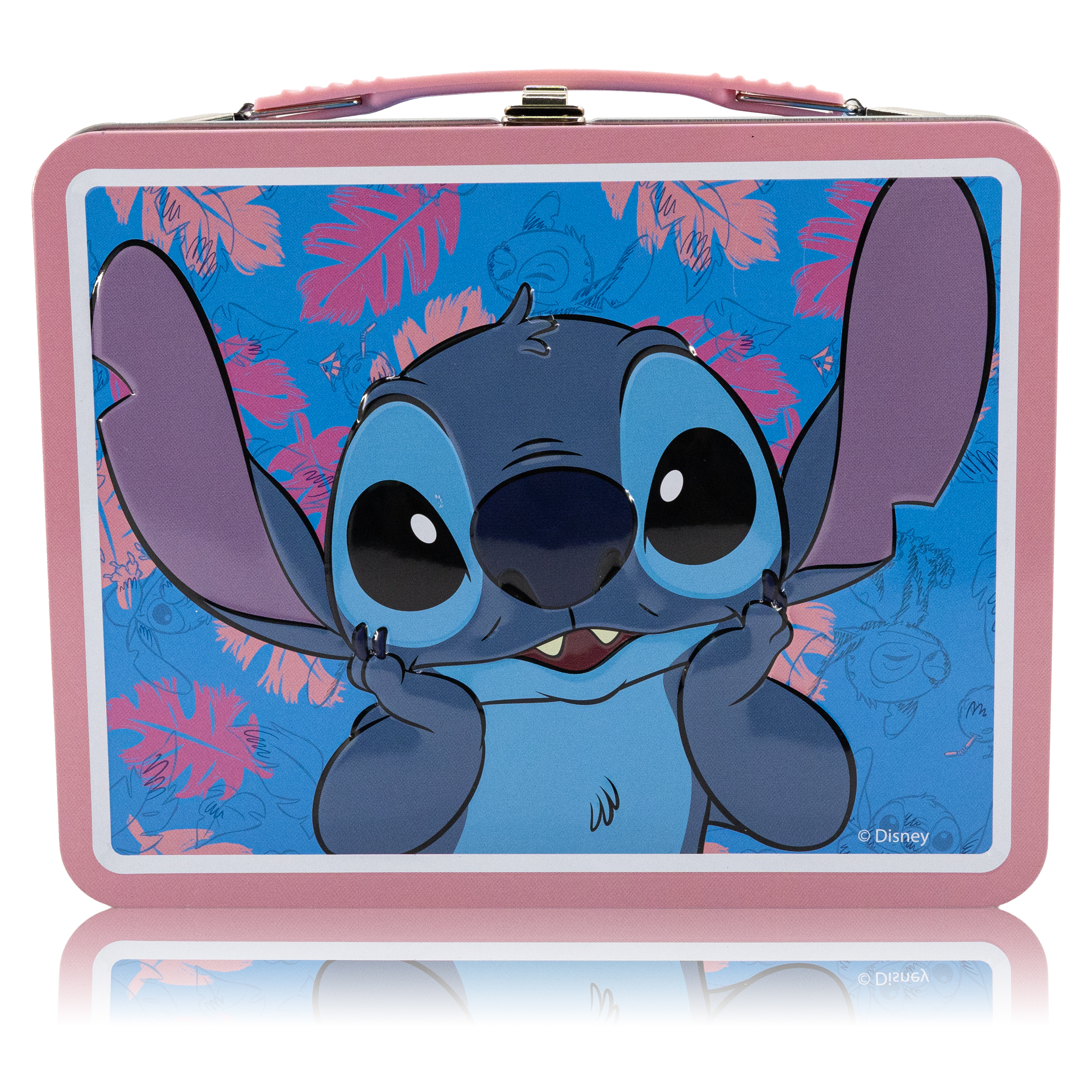 Disney Stitch Lunch Box for Kids | Stitch Tin Lunchbag for Boys, Girls, Unisex | Tin Lunchbox Storage, Toddler Snack Box, Bookbag Accessory | Ages 3+