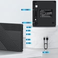 thumbnail image 2 of 5 in 1 External Bluray Optical Drive DVD/CD Burner BD Reader with USB Ports SD/TF Card Reader for Laptop PC Desktop, 2 of 7