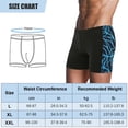 thumbnail image 4 of NFTIGB Men's Quick Dry Swimming Trunks Sport Underwear Drawstring Boxer Briefs Summer Breathable Elastic Swimsuit Bottom with Mesh Lining Red Size L (7.9 inches / 20 cm), 4 of 4