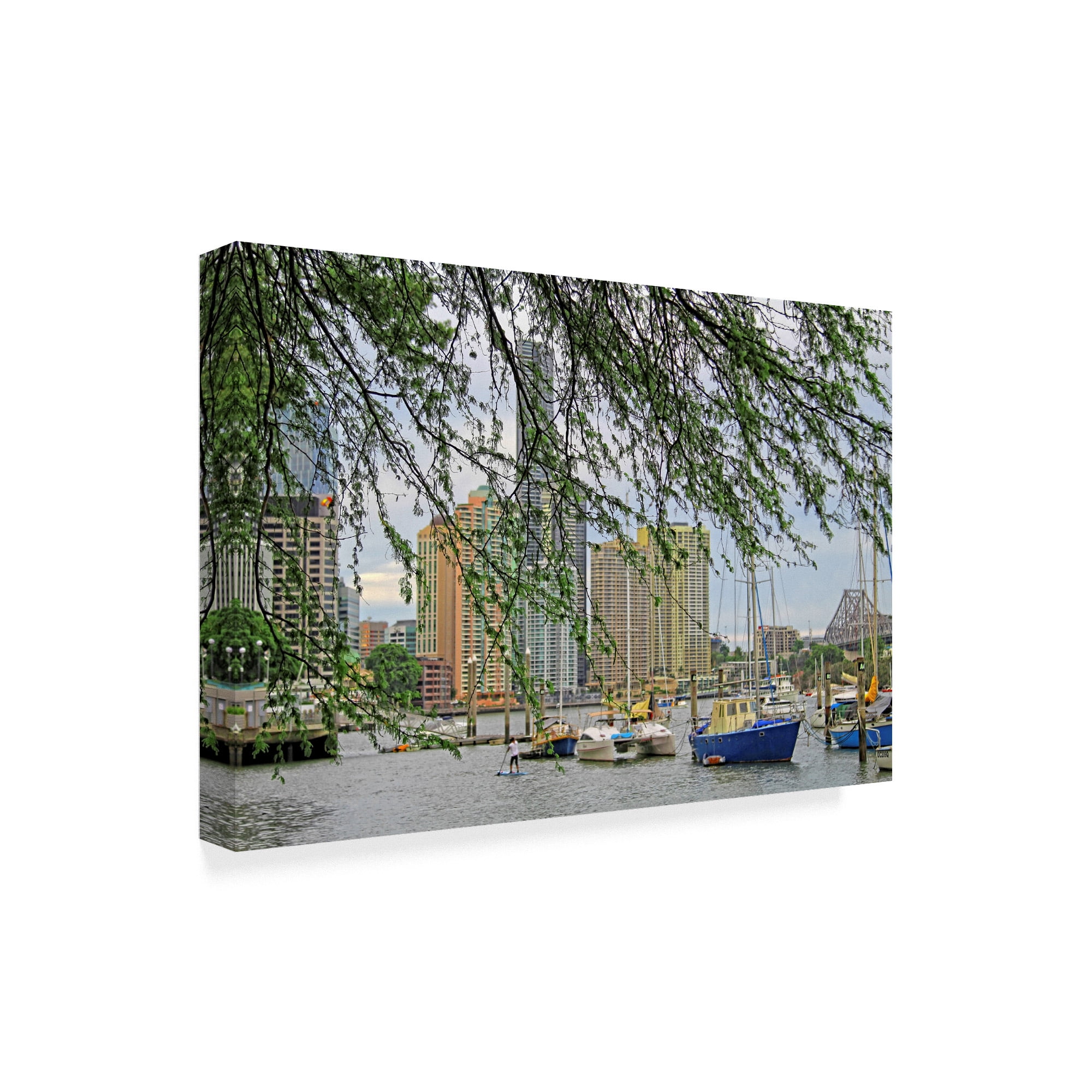 Trademark Fine Art 'Brisbane' Canvas Art by Incredi
