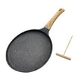thumbnail image 2 of yuksok Nonstick Crepe Pan Aluminum Alloy Cookware Multipurpose for Home Roti Indian Gry, 2 of 9