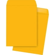 Angle View: Business Source, BSN42115, Kraft Gummed Catalog Envelopes, 250 Per Box, Brown Kraft