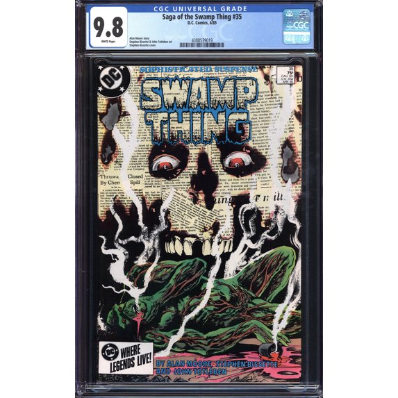 Saga of the Swamp Thing #35 - CGC 9.8 Comic Book