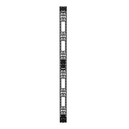 NavePoint 42U Vertical Cable Management Rail, Rack Mount, 0.82 x 4.6 x 76