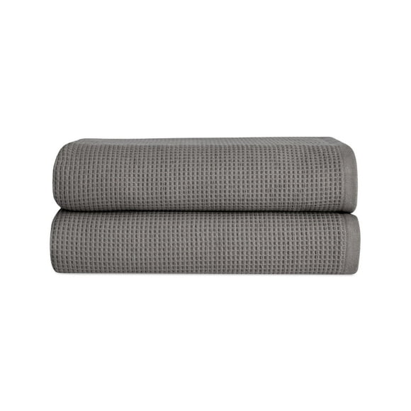Toallas de baño Cozy Earth Waffle, 60% algodón, 40% viscosa y bambú