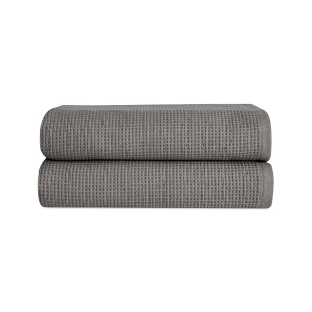 Toallas de baño Cozy Earth Waffle, 60% algodón, 40% viscosa y bambú
