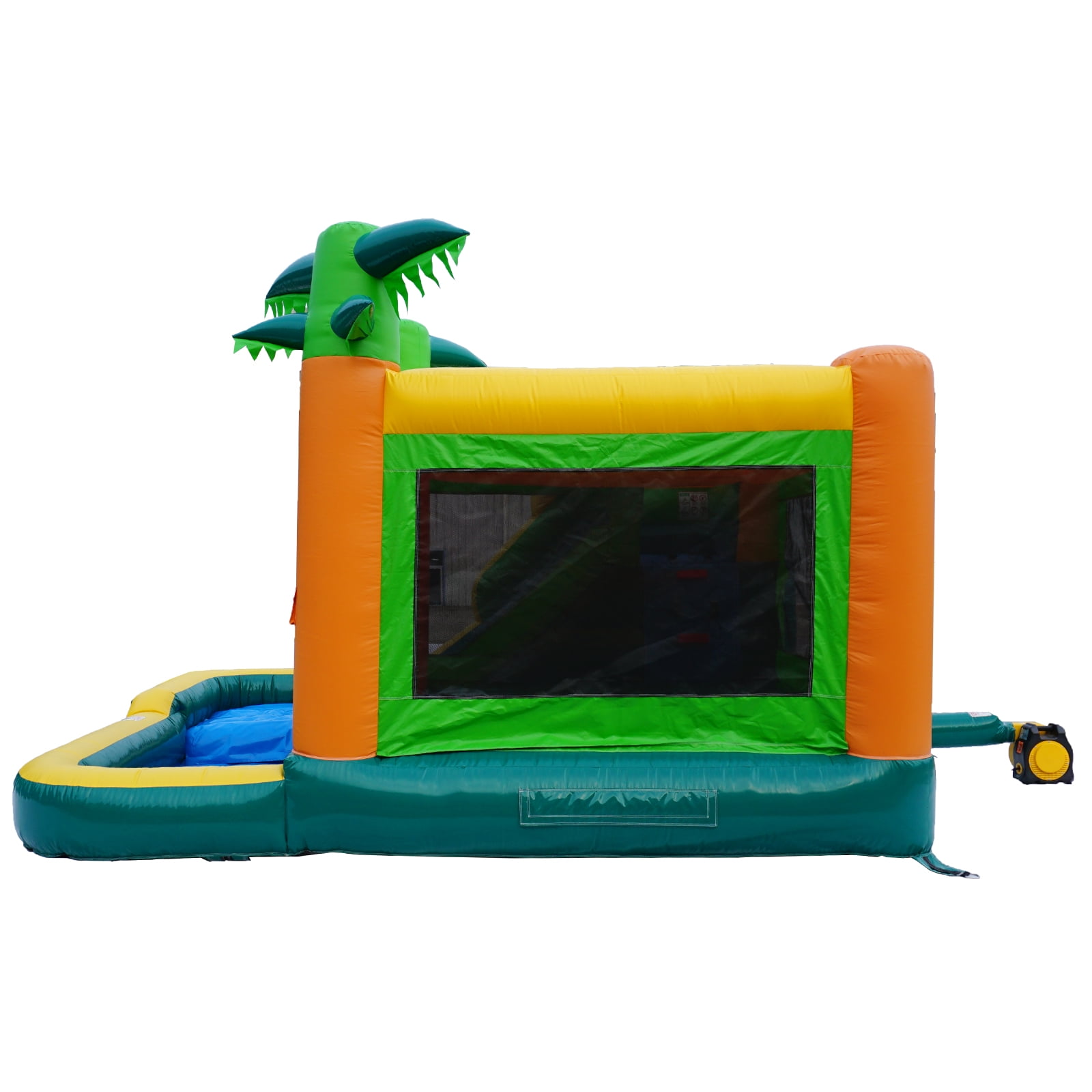 Hapcap Commercial PVC Inflatable Bounce House Water Slide Combo for Kids, Backyard, Without Air Blower