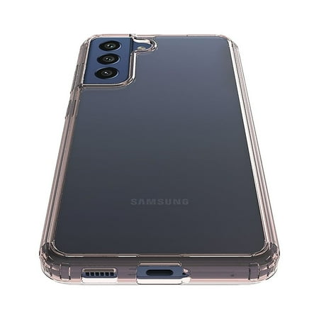 SaharaCase - Hard Shell Series Case for Samsung Galaxy S21 FE 5G - Clear/Rose Gold