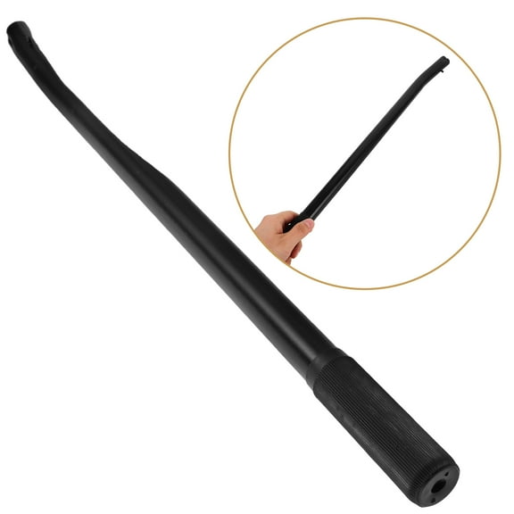 Hemobllo Black Hydraulic Jack Handle Replacement with Ergonomic Lever and Press Rod for Car Jack Repairs