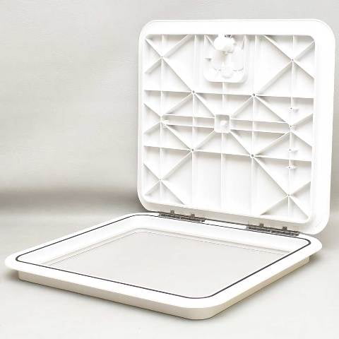 Innovative Boat Deck Hatch 520-725 | 16 x 18 Inch Polar White