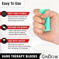 thumbnail image 5 of CanDo Hand Therapy Blocks, Extra-Soft (Yellow), Pack of 32, 5 of 7