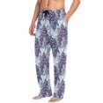 thumbnail image 6 of Many Grapes Mens Pajama Pants Cotton Elastic Waistband Lounge Sleep Pajama Bottoms Pj with Pocket, 6 of 7
