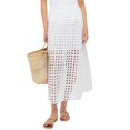 thumbnail image 1 of Falda Ailoqing 2025, casual, casual, larga para mujer, algodón, color blanco, 1 of 5