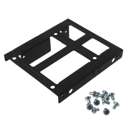 

PC Computer Metal Dual 2.5 To 3.5 Hard Drive Bay Mounting Bracket 2 X 2.5 To 3.5 HDD / SSD Mount Holder with Screw