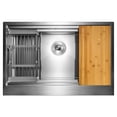 thumbnail image 2 of AKDY 33"x22"x9" Apron Farmhouse Handmade Stainless Steel Kitchen Sink, 2 of 6