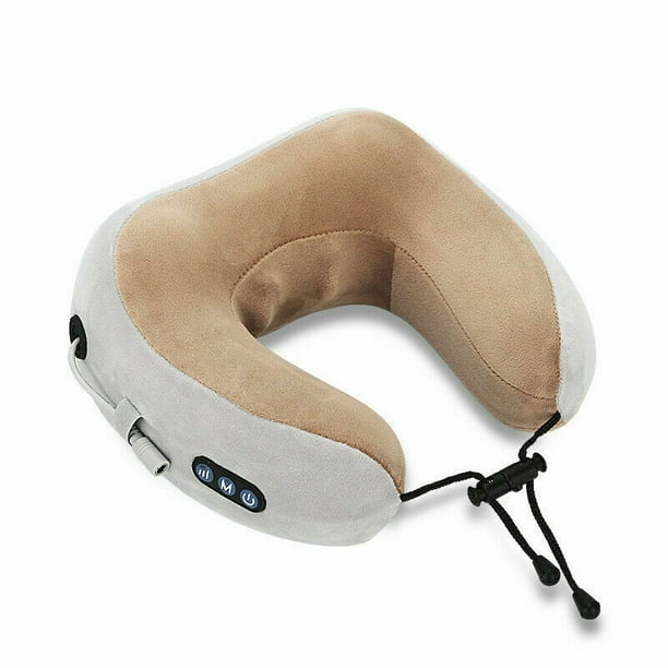 EZGO Travel Neck Pillow Massagers Ushaped Memory Foam Kneading