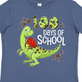 thumbnail image 4 of Inktastic 100 Days of School Cute Green Dinosaur Boys or Girls Toddler T-Shirt, 4 of 5