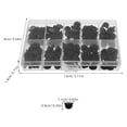 thumbnail image 2 of Minkissy 150Ud Pins Con De Silicona Flexible Negro Con Estuche Transparente Para Almacenamiento Y Uso Fácil, 2 of 8