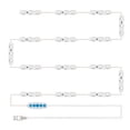 thumbnail image 1 of MesaSe 1 Set String Light Eye-catching Eyes Protective 5 Type Lighting Anti-fade USB LED Mirror Light for Makeup Table, 1 of 10