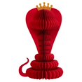 thumbnail image 4 of Rongfmy 2025 Nouvel An Chinois Serpent Rouge en Origami pour Artisanat pour Armoires de Rassemblement des Fêtes A, 4 of 9