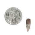 thumbnail image 1 of Fine Metal Strip Nail Accessories, Sparkling Reflective Strip, Silver Q6, 1 of 8