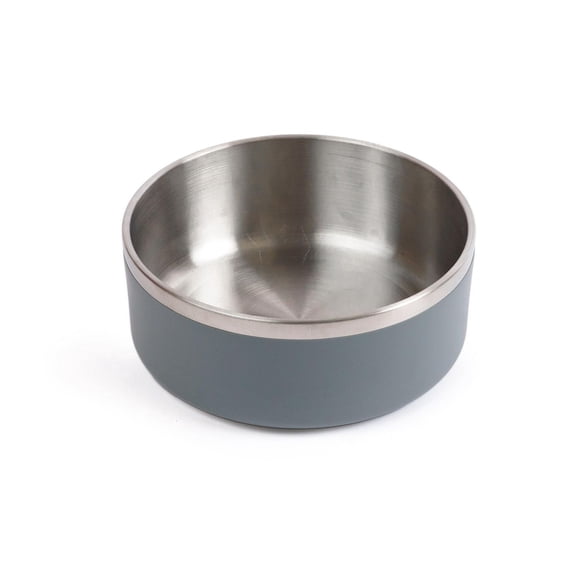 One Paw, Large Double Stainless Steel Dog Bowl, 2.1L (71 oz)