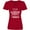Red, variant on Inktastic My Dad is a Respiratory Therapist and a Hero Women's V-Neck T-Shirt