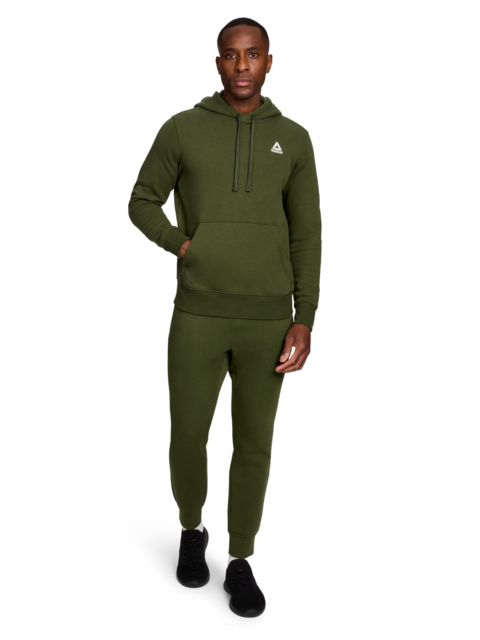 Reebok Men's and Big Men's Game Day Fleece Left Chest Hoodie, Sizes XS-5XL
