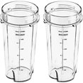thumbnail image 4 of shiyou-2 Pack 16 OZ Cups for Ninja Blender BL660/ BL660C/ BL620C/ BL780C/ BL770/ QB3001SS, Nutri Ninja Single Serve Replacment Cup Part, 4 of 4