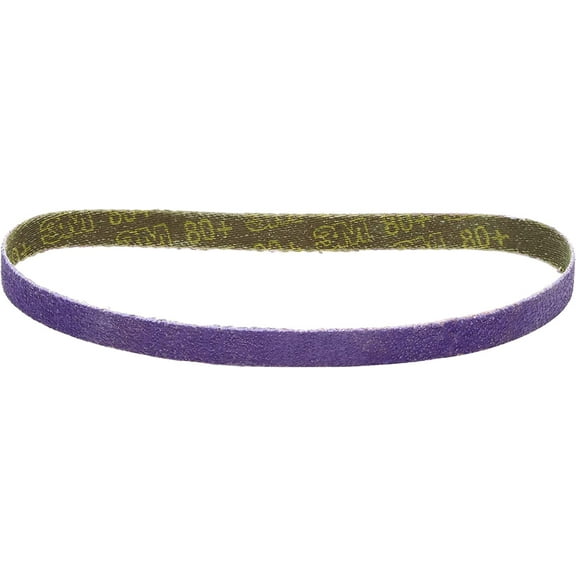 3M Cubitron II File Belt - 80 Grit, Heavy-Duty - 10 Pack, 3/8 In x 13 In