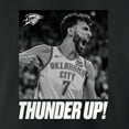 thumbnail image 4 of Unisex Chet Holmgren Black Oklahoma City Thunder 2025 NBA Finals Champions Celebration T-Shirt, 4 of 4