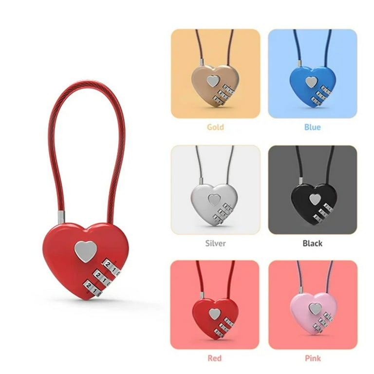 Zinc Alloy Backpack Concentric Lock Long Wire Rope Password