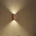 thumbnail image 3 of Yeacher Dual-Head Infrared Motion Sensor Wall Light Chabili Wood Finish Rechargeable Battery 2-Pack, 3 of 6