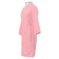 thumbnail image 3 of Panda Uniform by HeedFit Women’s Lab Coat | Unisex Multi-Pocket Medical Coat 12XL Pink, 3 of 6