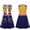 Yellow, variant on G'irl's Halloween Costume, Popular Singer Idol Group Cosplay Dress Up Outfits, 3D Printed Jacket Tank Top Shorts Set, Birthday Party & Fancy Dress Costume