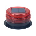 thumbnail image 1 of Luz estroboscópica solar de advertencia intermitente, lámpara estroboscópica con base magnética para grúa Rojo, 1 of 9