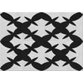 thumbnail image 1 of Ahgly Company Indoor Rectangle Patterned Charcoal Black Area Rugs, 8' x 12', 1 of 6