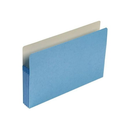 UPC: 0086486742252 | Smead 74225 Blue Colored File Pockets – Legal – 8 1/2  x 14  Sheet Size – 3 1/2  Expansion – Tyvek – Blue – Recycled – 1 Each