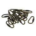 thumbnail image 3 of Abbracc 20pcs Locking Carabiner Clip D Sp Snap Key Chain Hook Screw Gate Hook, 3 of 9