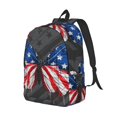 thumbnail image 2 of Yiaed Butterfly With USA Flag Print Backpack, Premium Laptop Backpack, Travel Backpack for Women, Lightweight Backpacks, Comfortable Back Pack-Medium, 2 of 5
