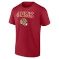 thumbnail image 2 of Men's George Kittle Scarlet San Francisco 49ers Team Wordmark Name & Number T-Shirt, 2 of 3
