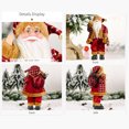 thumbnail image 3 of Juguete de peluche Navidad Papá Noel Estatuilla 12 pulgadas Papá Noel Muñeco Adorno Decoración Regalos de fiesta de Navidad Adorno de invierno Cena Decoración de mesa para festivales de vacaciones Eccomum Juguete de peluche, 3 of 7