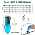 thumbnail image 2 of Cadena de luces Minetom C9, 30 m, multicolor, para Navidad, 2 of 7