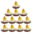 thumbnail image 2 of GOOHOCHY 12pcs Pascua Chick Decor Simulación Mini Chicks Decoración de escritorio para el hogar (Amarillo), 2 of 7