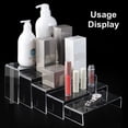 thumbnail image 3 of 5Pcs Clear Acrylic Display Riser Perspex Sturdy Jewellery Stand Showcase for  Display, Decoration and Organizer, 3 of 6