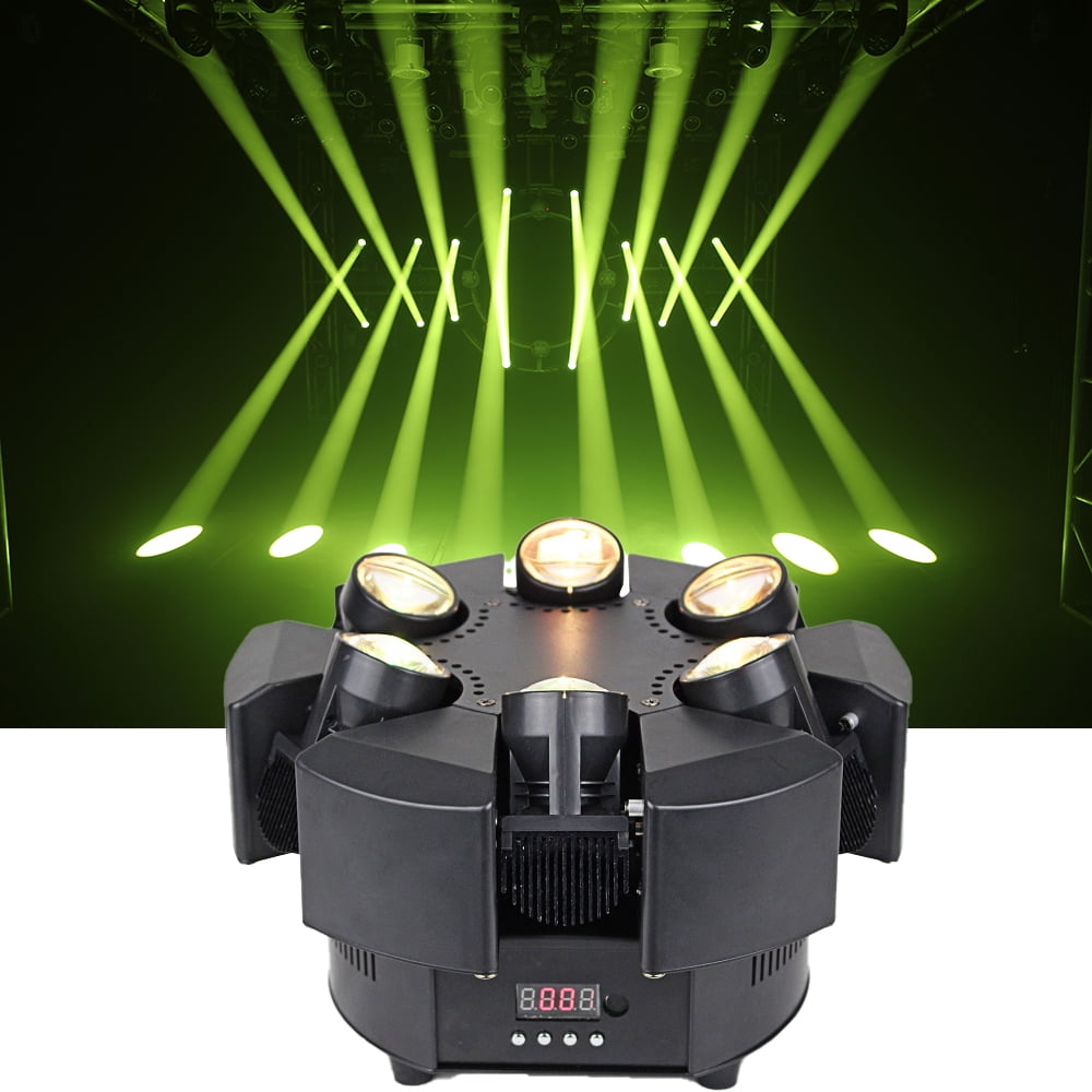 6 Head Smart Beam Moving Head Light RGBW 6X10W DMX Stage Lighting Music Party Disco Dj Led Professional Light 1pcs/pack