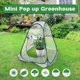 thumbnail image 3 of Mini Pop Up Greenhouse; 27"x27"x31"; Indoor/Outdoor; PVC/; Zipper Closure;, 3 of 7
