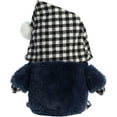 thumbnail image 4 of Aurora - Medium Black Holiday - 10" Vonwiley Gnome Navy - Festive Stuffed Animal, 4 of 6
